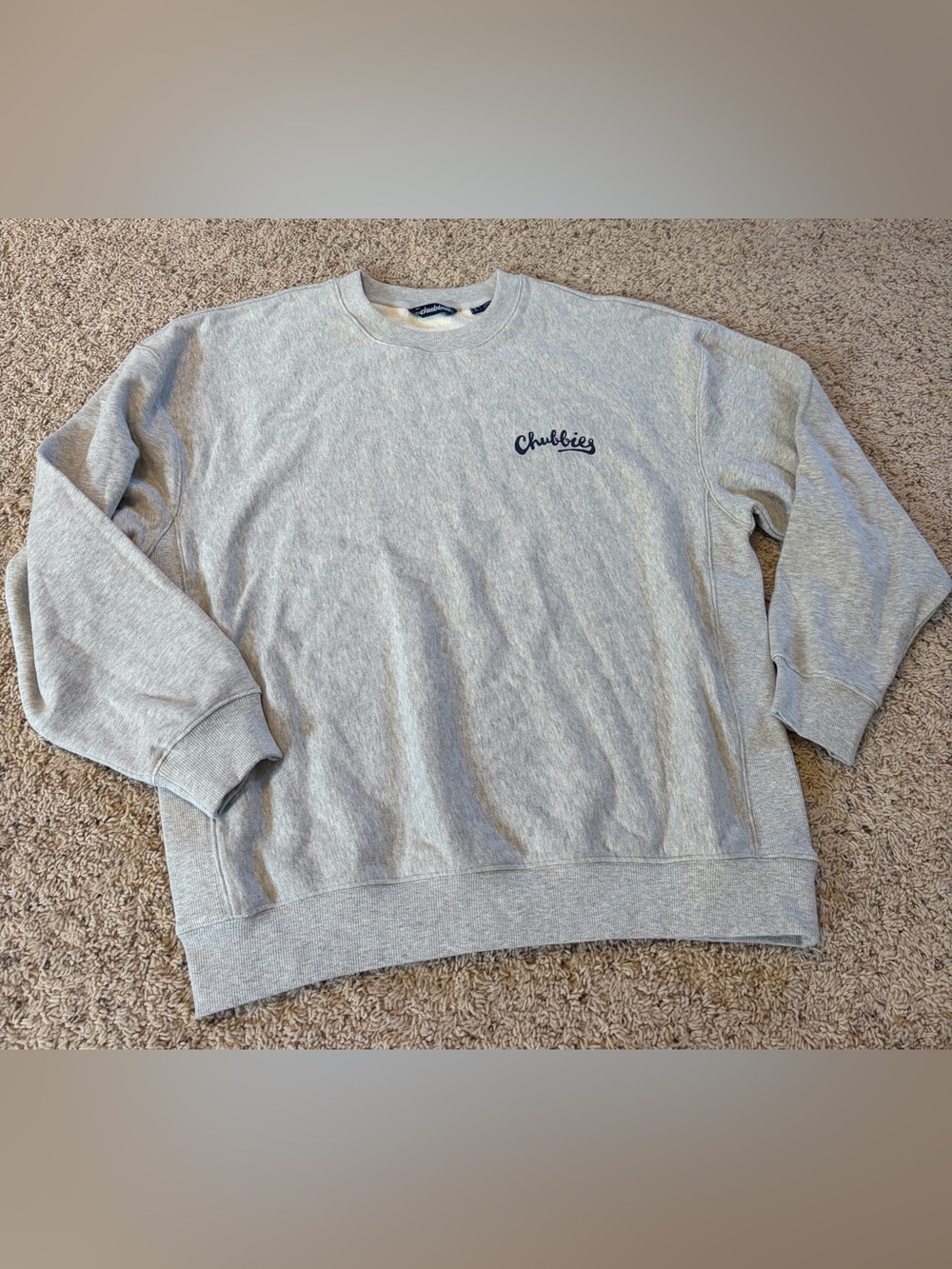 Chubbies Men's Comfort Crewneck Sweatshirt Size Large